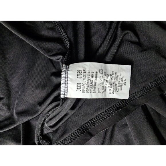 AX Paris Black Halter Maxi Dress, Size 12 - Ruched Draped Evening Gown - Picture 10 of 13